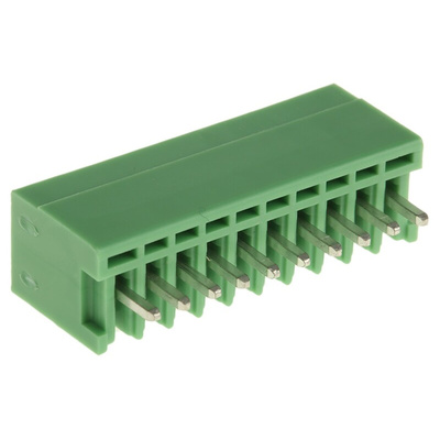 Phoenix Contact 2.5mm Pitch 10 Way Pluggable Terminal Block, Header, Through Hole, Solder Termination