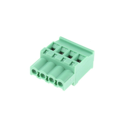 Phoenix Contact 5.08mm Pitch 4 Way Pluggable Terminal Block, Plug, Cable Mount, Screw Down Termination