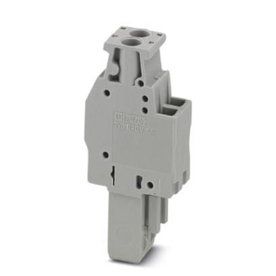 Phoenix Contact 2 Way Pluggable Terminal Block, Plug, Screw Down Termination