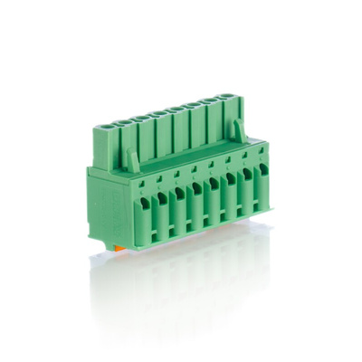 Phoenix Contact 5.08mm Pitch 8 Way Pluggable Terminal Block, Plug, Cable Mount, Screw Termination