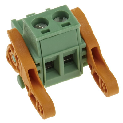 Phoenix Contact 5.08mm Pitch 2 Way Pluggable Terminal Block, Plug, Cable Mount, Screw Termination