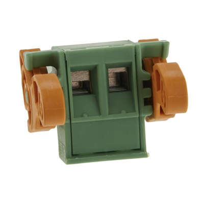 Phoenix Contact 5.08mm Pitch 2 Way Pluggable Terminal Block, Plug, Cable Mount, Screw Termination