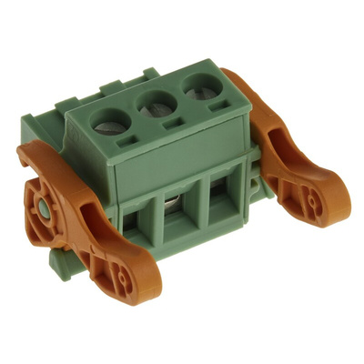 Phoenix Contact 5.08mm Pitch 3 Way Pluggable Terminal Block, Plug, Cable Mount, Screw Termination
