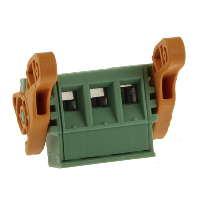 Phoenix Contact 5.08mm Pitch 3 Way Pluggable Terminal Block, Plug, Cable Mount, Screw Termination