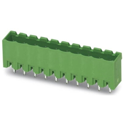 Phoenix Contact 5.0mm Pitch 16 Way Pluggable Terminal Block, Header, Solder Termination