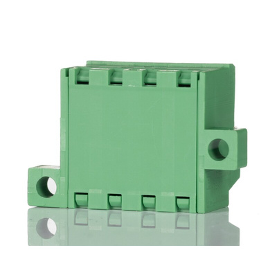 Phoenix Contact 5.08mm Pitch 4 Way Pluggable Terminal Block, Header, Cable Mount, Screw Termination