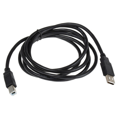 Roline Male USB B to Male USB A USB Cable, 1.8m, USB 2.0