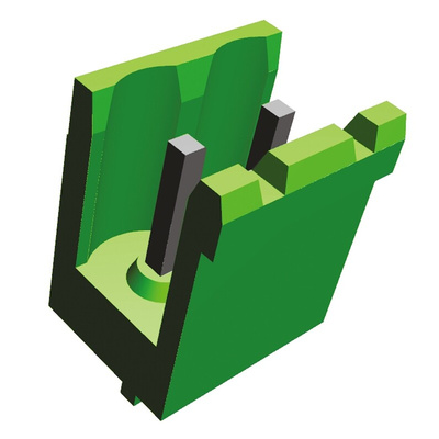 TE Connectivity 5.08mm Pitch 2 Way Pluggable Terminal Block, Header, Panel Mount, Solder Termination