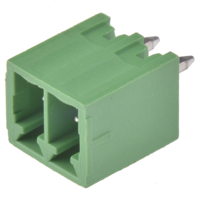Wurth Elektronik 3.5mm Pitch 2 Way Pluggable Terminal Block, Header, Through Hole, Solder Termination