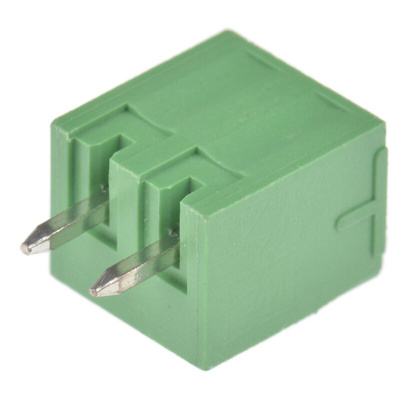 Wurth Elektronik 3.81mm Pitch 2 Way Pluggable Terminal Block, Header, Through Hole, Solder Termination
