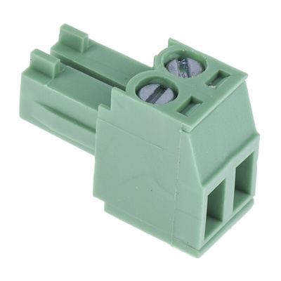 Wurth Elektronik 3.5mm Pitch 2 Way Pluggable Terminal Block, Plug, Cable Mount, Screw Termination