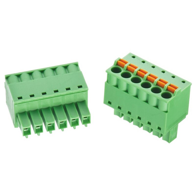 Wurth Elektronik 3.81mm Pitch 12 Way Pluggable Terminal Block, Plug, Cable Mount, Screw Termination
