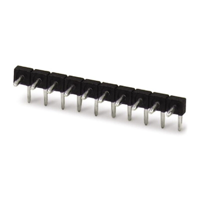 Phoenix Contact 3.5mm Pitch 24 Way Pluggable Terminal Block, Pin Header, Solder Termination