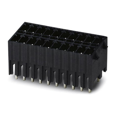 Phoenix Contact 3.5mm Pitch 12 Way Pluggable Terminal Block, Header, Solder Termination