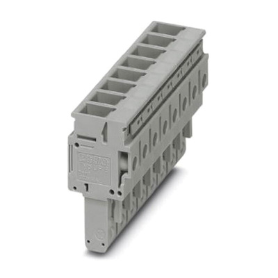 Phoenix Contact 8.2 mm Pitch 8 Way Pluggable Terminal Block, Plug, Screw Termination