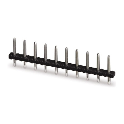 Phoenix Contact 5.0mm Pitch 24 Way Pluggable Terminal Block, Pin Header, Solder Termination