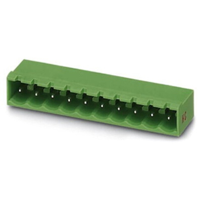 Phoenix Contact 5.0mm Pitch 10 Way Pluggable Terminal Block, Header, Solder Termination