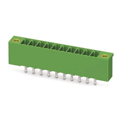 Phoenix Contact 3.5mm Pitch 6 Way Pluggable Terminal Block, Header, Solder Termination