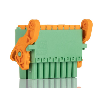 Phoenix Contact 3.5mm Pitch 16 Way Horizontal Pluggable Terminal Block, Plug, Cable Mount, Spring Cage Termination