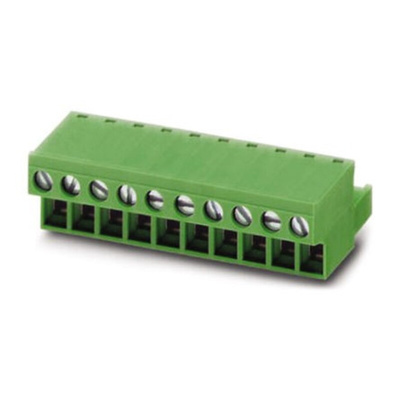 Phoenix Contact 5.08mm Pitch 7 Way Pluggable Terminal Block, Plug, Cable Mount, Screw Termination