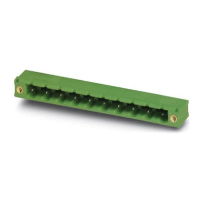 Phoenix Contact 3.5mm Pitch 10 Way Right Angle Pluggable Terminal Block, Header, Through Hole, Solder Termination