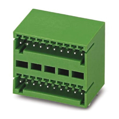Phoenix Contact 5.08mm Pitch 3 Way Pluggable Terminal Block, Header, Solder Termination