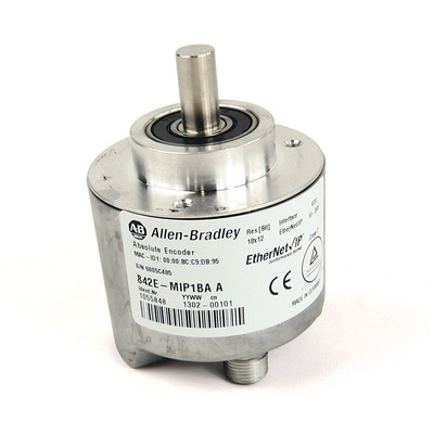 Allen Bradley 842E Series Absolute Absolute Encoder, 262144ppr ppr, Analogue, Binary Signal, Solid Type, 3/8in Shaft