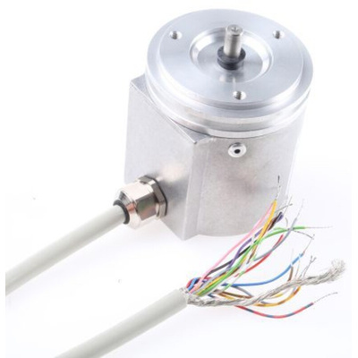 Baumer BMSV Series Optical Absolute Encoder, Push Pull Signal, Solid Type, 6mm Shaft
