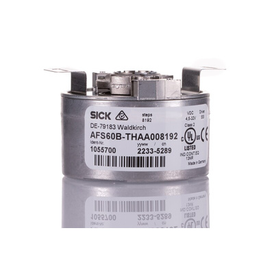 Sick AFS/AFM60 SSI Series Absolute Absolute Encoder, 8192 ppr, SSI Signal, 15mm Shaft