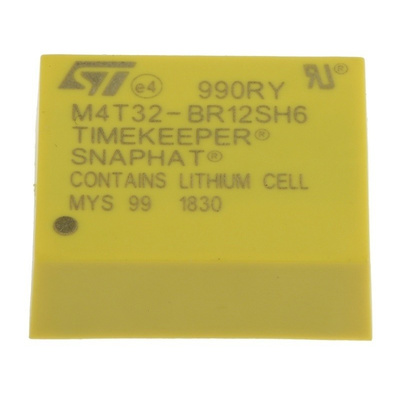 STMicroelectronics M4T32-BR12SH6, Battery Backup IC, 3 V 4-Pin, SNAPHAT