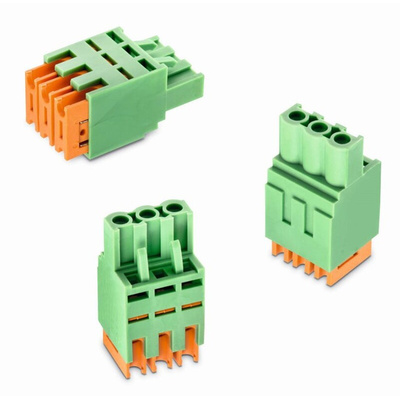 Wurth Elektronik 5.08mm Pitch 5 Way Horizontal Pluggable Terminal Block, Plug, Plug-In, Screw Termination