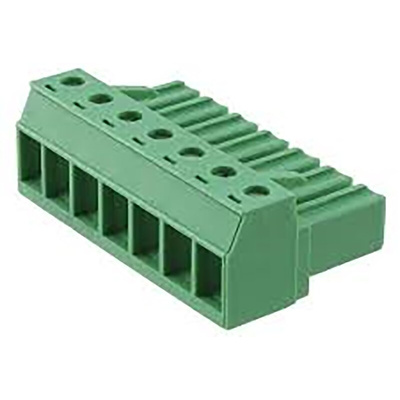 Phoenix Contact 7.62mm Pitch 12 Way Pluggable Terminal Block, Plug, Cable Mount, Screw Down Termination