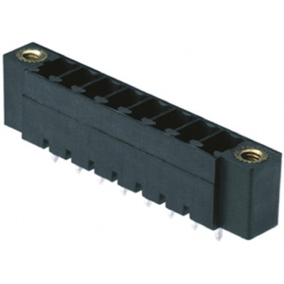 Weidmuller 3.81mm Pitch 4 Way Pluggable Terminal Block, Header, Through Hole, Solder Termination
