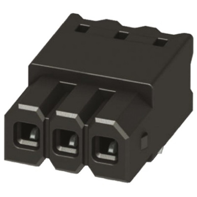 Phoenix Contact 2.5mm Pitch 2 Way Horizontal Pluggable Terminal Block, Header, Through Hole, Screw Termination