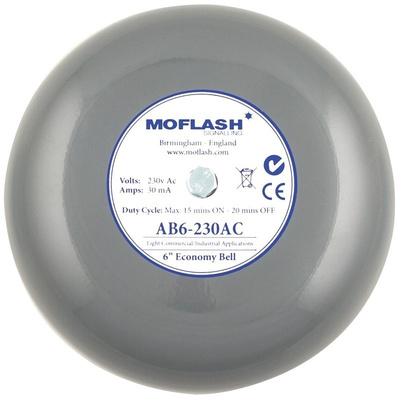 Moflash Solenoid Fire Bell, 24 V dc