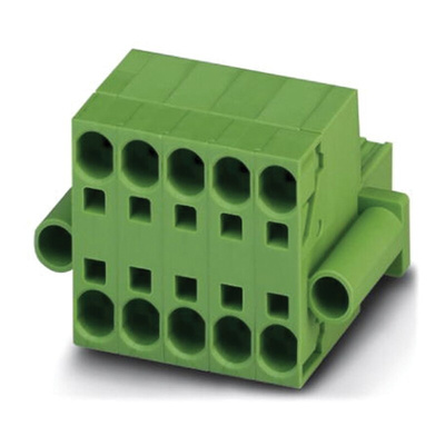 Phoenix Contact 7.62mm Pitch 7 Way Pluggable Terminal Block, Plug, Spring Cage Termination
