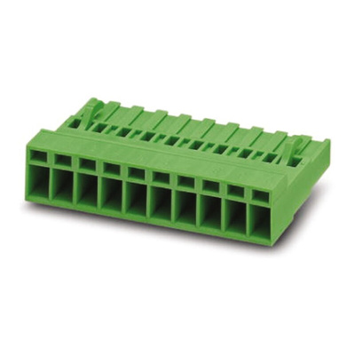 Phoenix Contact 5.08mm Pitch 2 Way Pluggable Terminal Block, Plug, Screw Termination