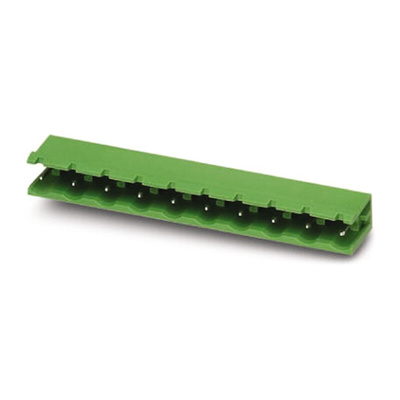 Phoenix Contact 7.5mm Pitch 2 Way Right Angle Pluggable Terminal Block, Header, Through Hole, Solder Termination