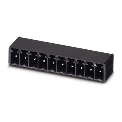 Phoenix Contact 3.5mm Pitch 2 Way Right Angle Pluggable Terminal Block, Header, Through Hole, Solder Termination