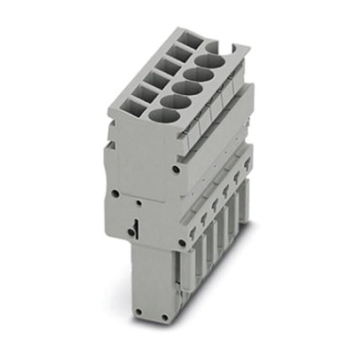 Phoenix Contact 12 Way Pluggable Terminal Block, Plug, Spring Cage Termination