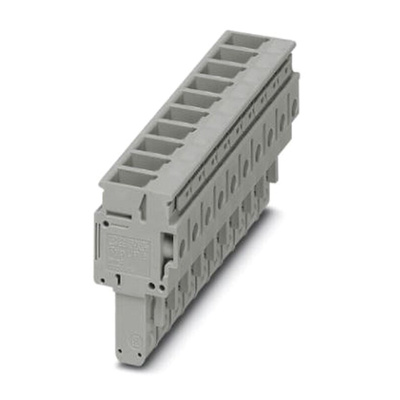 Phoenix Contact 8.2 mm Pitch 10 Way Pluggable Terminal Block, Plug, Screw Termination