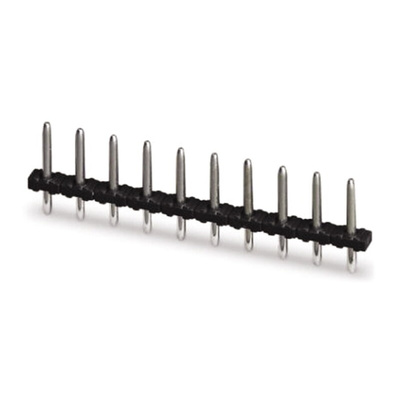 Phoenix Contact 5.0mm Pitch 22 Way Pluggable Terminal Block, Pin Header, Solder Termination