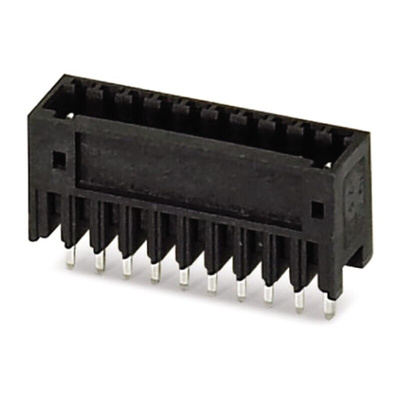 Phoenix Contact 2.5mm Pitch 9 Way Pluggable Terminal Block, Header, Solder Termination
