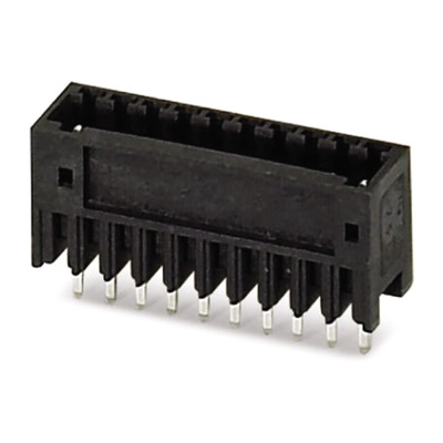 Phoenix Contact 2.5mm Pitch 12 Way Pluggable Terminal Block, Header, Solder Termination