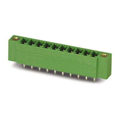 Phoenix Contact 3.5mm Pitch 7 Way Pluggable Terminal Block, Header, Solder Termination