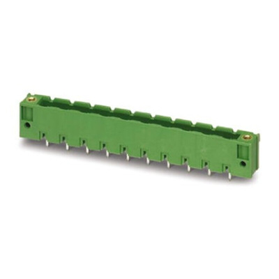 Phoenix Contact 5.08mm Pitch 20 Way Pluggable Terminal Block, Inverted Header, Through Hole, Solder Termination