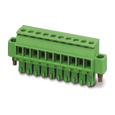 Phoenix Contact 5.08mm Pitch 13 Way Pluggable Terminal Block, Plug, Screw Termination