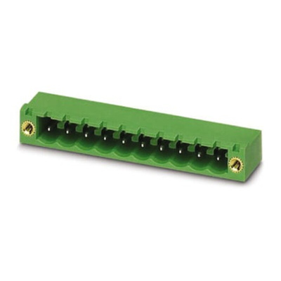 Phoenix Contact 5.08mm Pitch 18 Way Pluggable Terminal Block, Header, Solder Termination