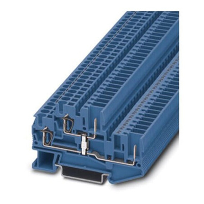 Phoenix Contact 4 Way Pluggable Terminal Block, Plug, Spring Cage Termination