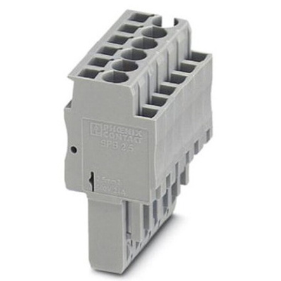 Phoenix Contact 7 Way Pluggable Terminal Block, Plug
